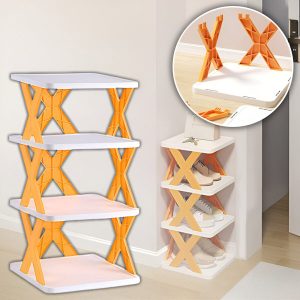 Wielopoziomowy składany stojak na buty | OBUCKO