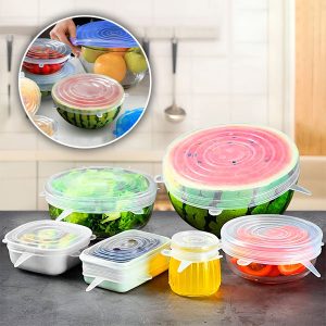 Silikonowe nasadki kuchenne (12 sztuk) | SILICAPS