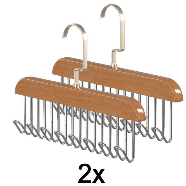 1x Antypoślizgowy Wieszak z 8 Haczykami (2 szt.) | OCTAHANGER