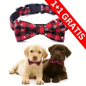 2 x Świąteczna obroża dla psa w kształcie płatka śniegu | DOGICOLLAR