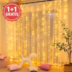 Świąteczna kurtyna świetlna LED - | CURLIGHT 1+1 GRATIS